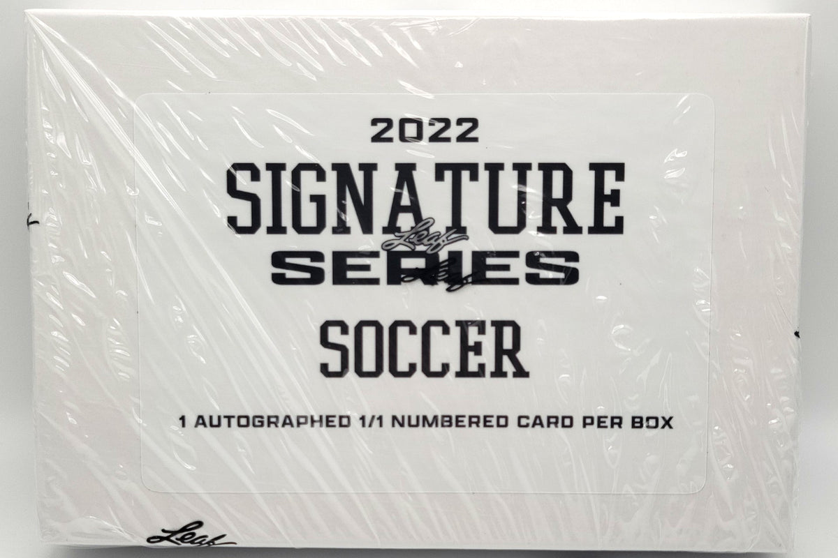 2022 Leaf Signature Series Soccer Hobby Box