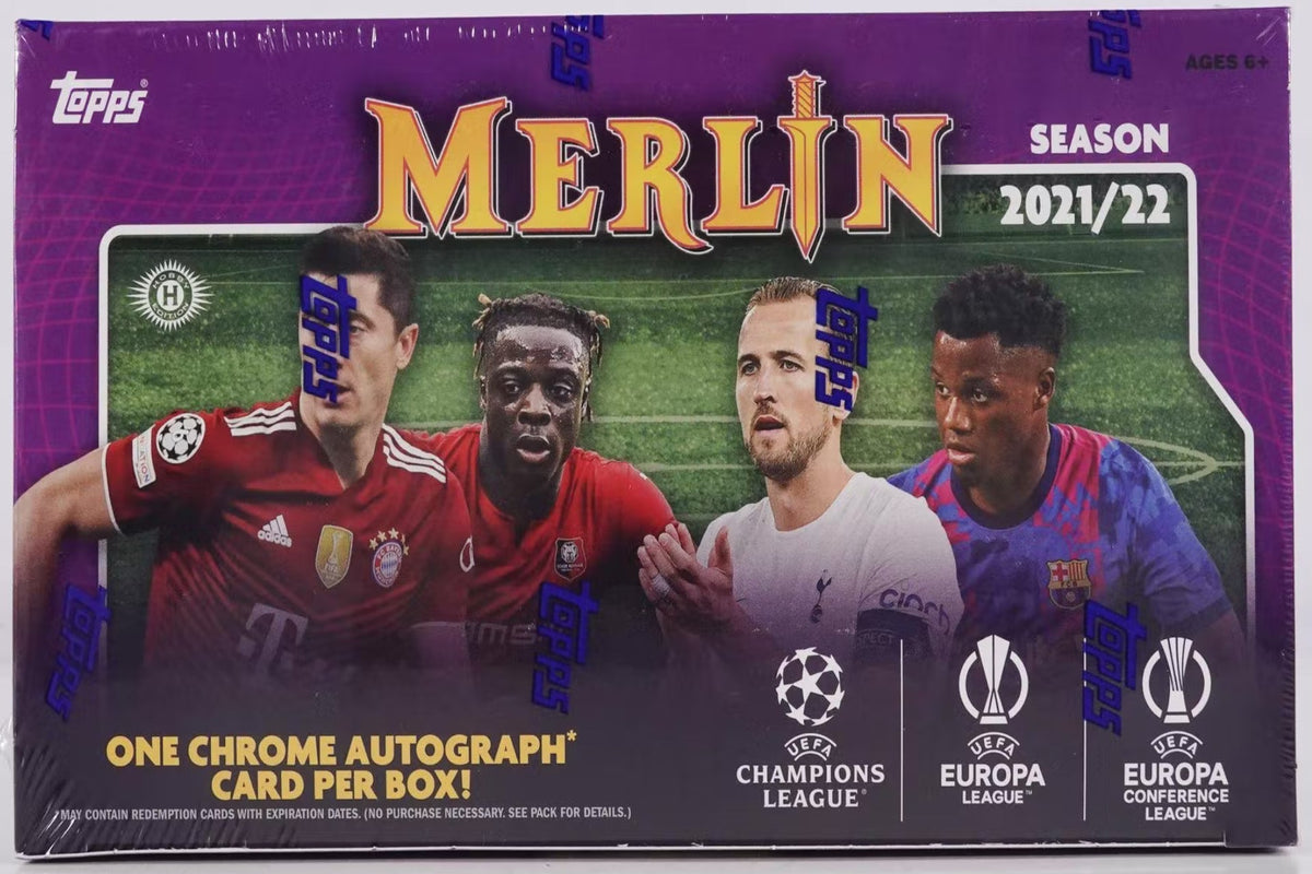 2021/22 Topps Merlin Chrome UEFA Champions League Soccer Hobby Box
