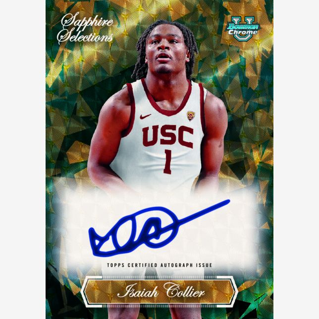 2023/24 Bowman University Chrome Basketball Sapphire Box