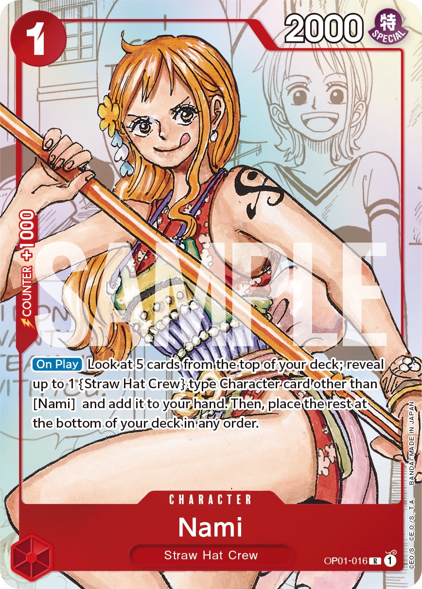 Nami - OP01-016 (Alternate Art) - OP01-016