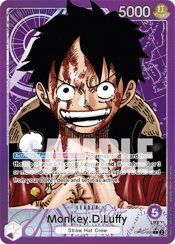 Monkey.D.Luffy (060) (Alternate Art) - OP05-060