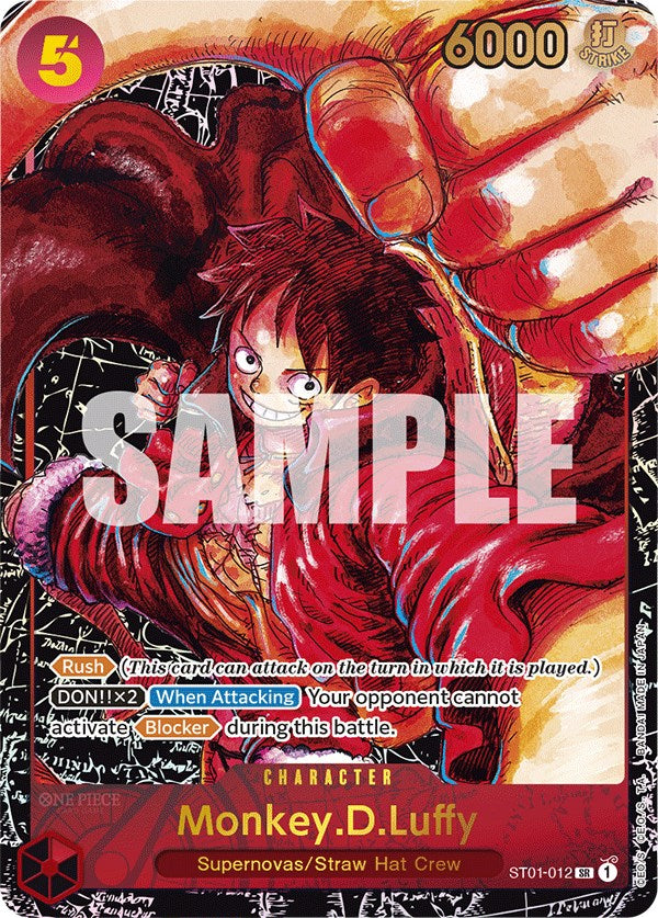 Monkey.D.Luffy (012) (Alternate Art) - ST01-012