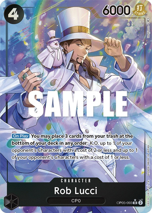Rob Lucci (093) (Alternate Art) - OP05-093 - (Awakening of the New Era)