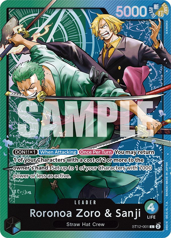 Roronoa Zoro & Sanji - ST12-001