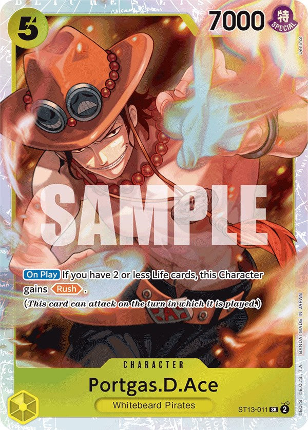 Portgas.D.Ace (011) - ST13-011 - (Ultra Deck: The Three Brothers)