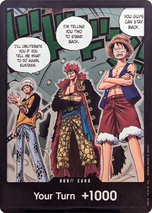 DON!! Card (Trafalgar Law, Eustass Kid and Monkey.D.Luffy) (Double Pack Set Vol. 4) - 4