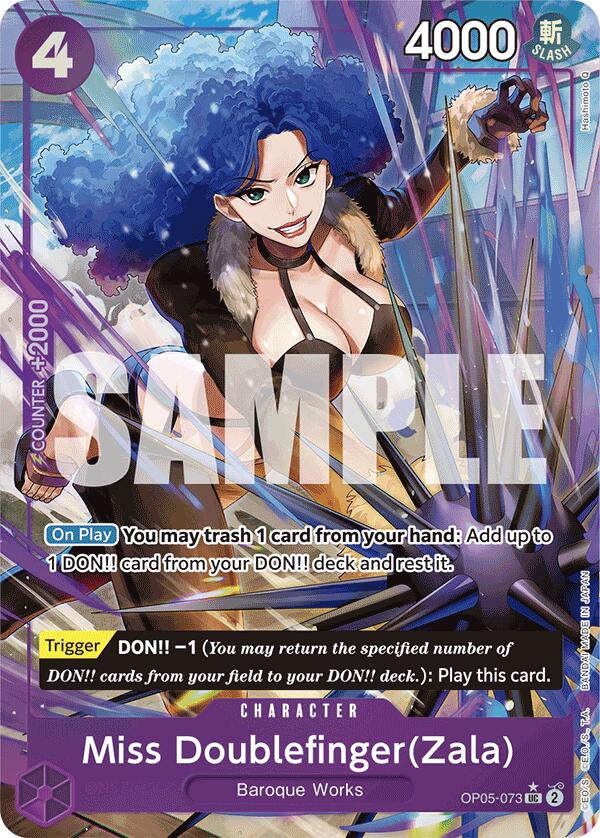 Miss Doublefinger(Zala) (Full Art) - OP05-073