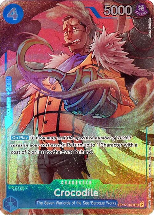 Crocodile (Seven Warlords of the Sea Binder Set) - OP07-040