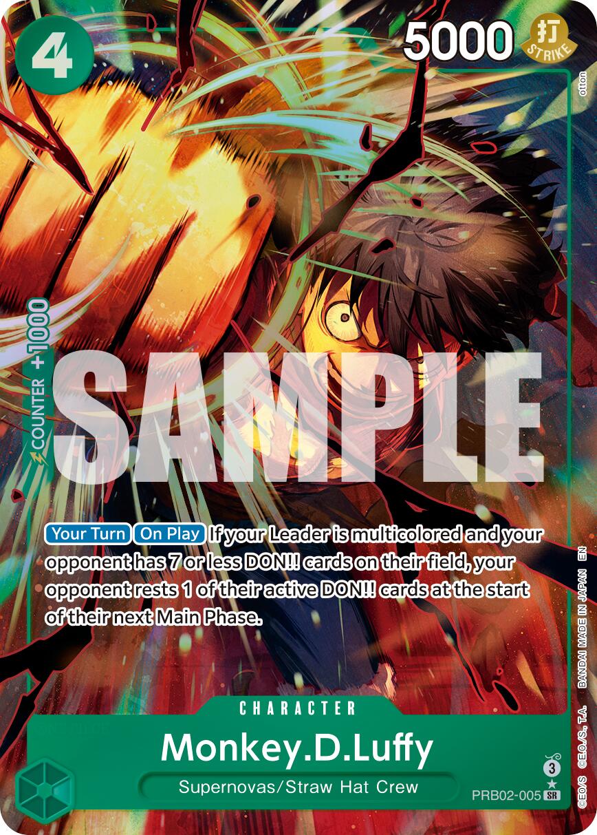 Monkey.D.Luffy - PRB02-005 (Alternate Art) - PRB02-005