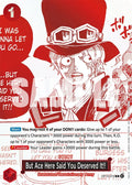 But Ace Here Said You Deserved It!! (3rd Anniversary Treasure Campaign Pack) - OP13-019 - (One Piece Promotion Cards)