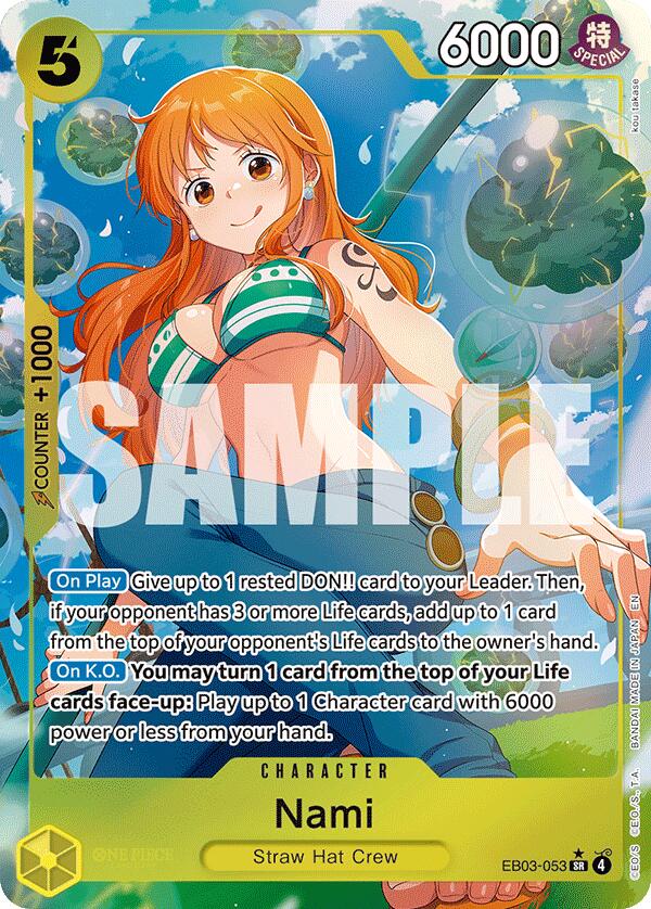 Nami (053) (Alternate Art) - EB03-053