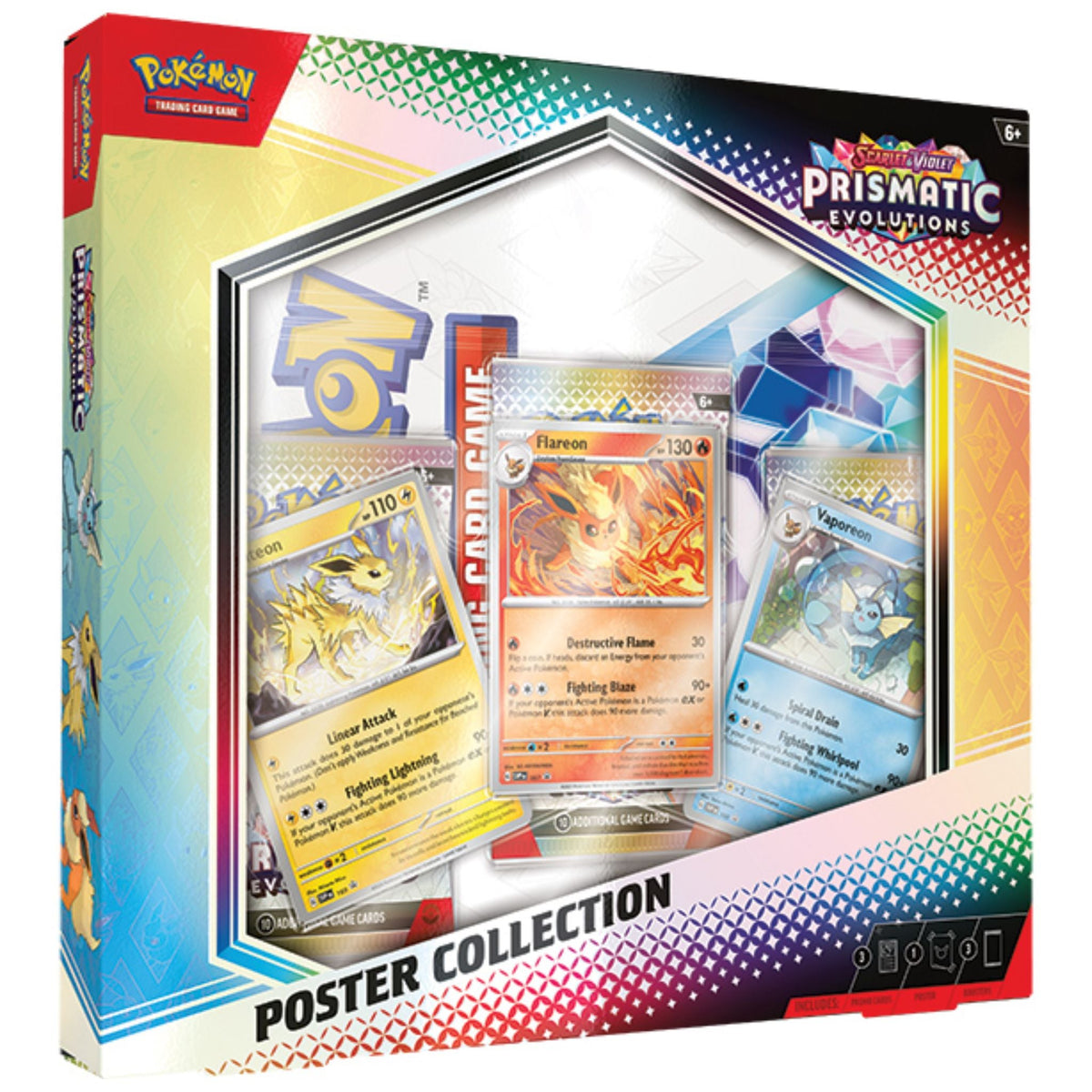 Pokemon Scarlet & Violet Prismatic Evolutions Poster Collection (Fall Sale)