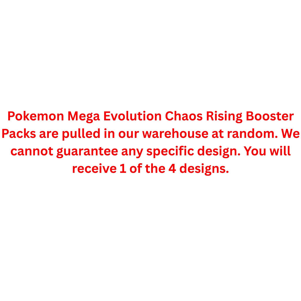 Pokemon Mega Evolution Chaos Rising Booster Pack