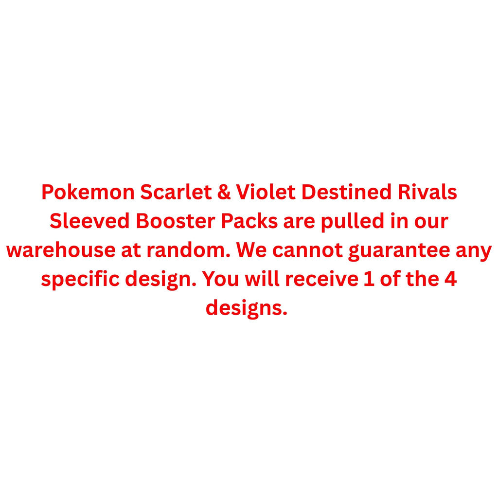 Pokemon Scarlet & Violet Destined Rivals Sleeved Booster Pack