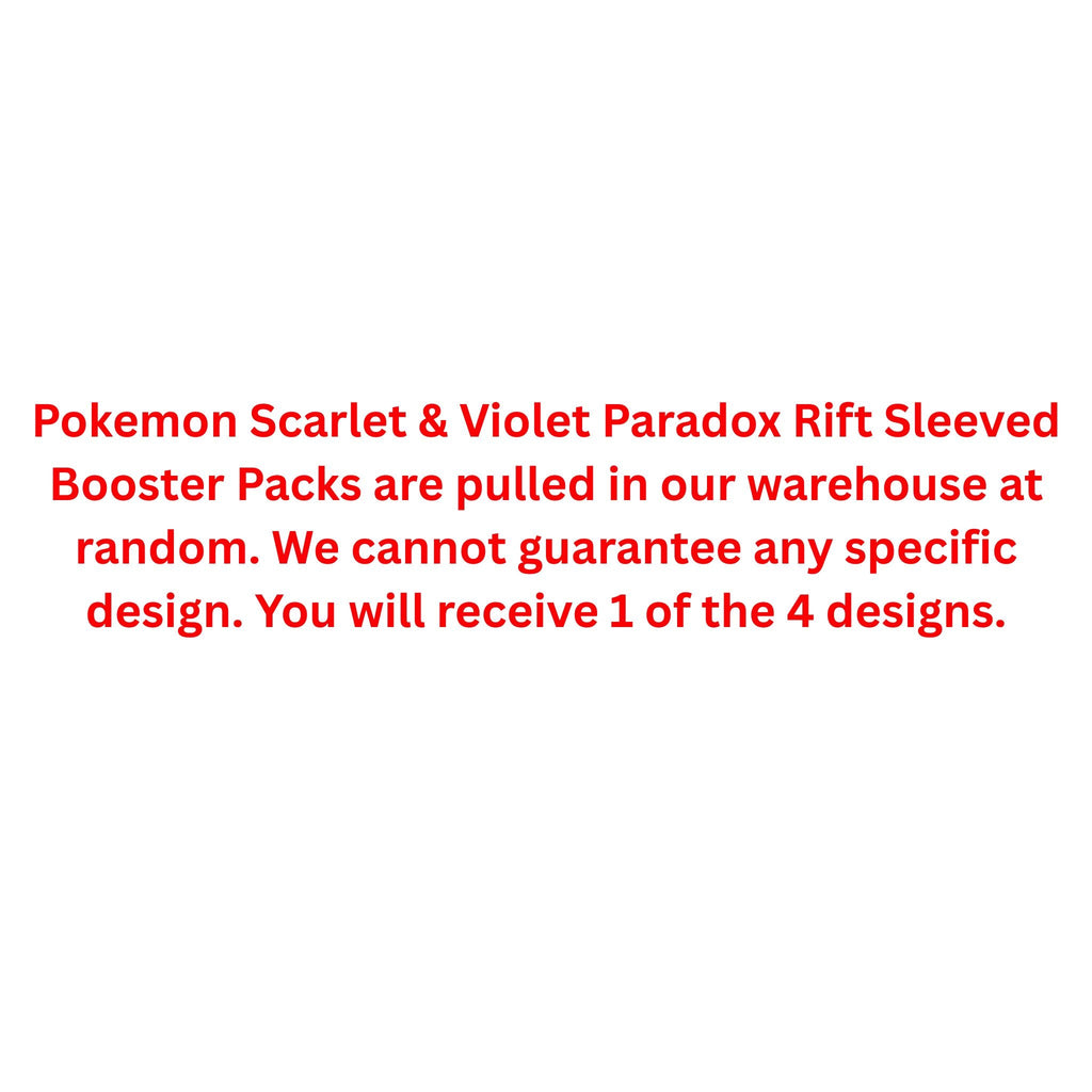 Pokemon Scarlet & Violet Paradox Rift Sleeved Booster Pack