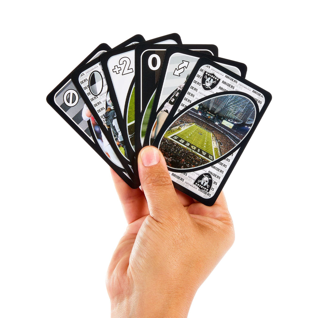 UNO Fandom NFL Las Vegas Raiders Game Deck