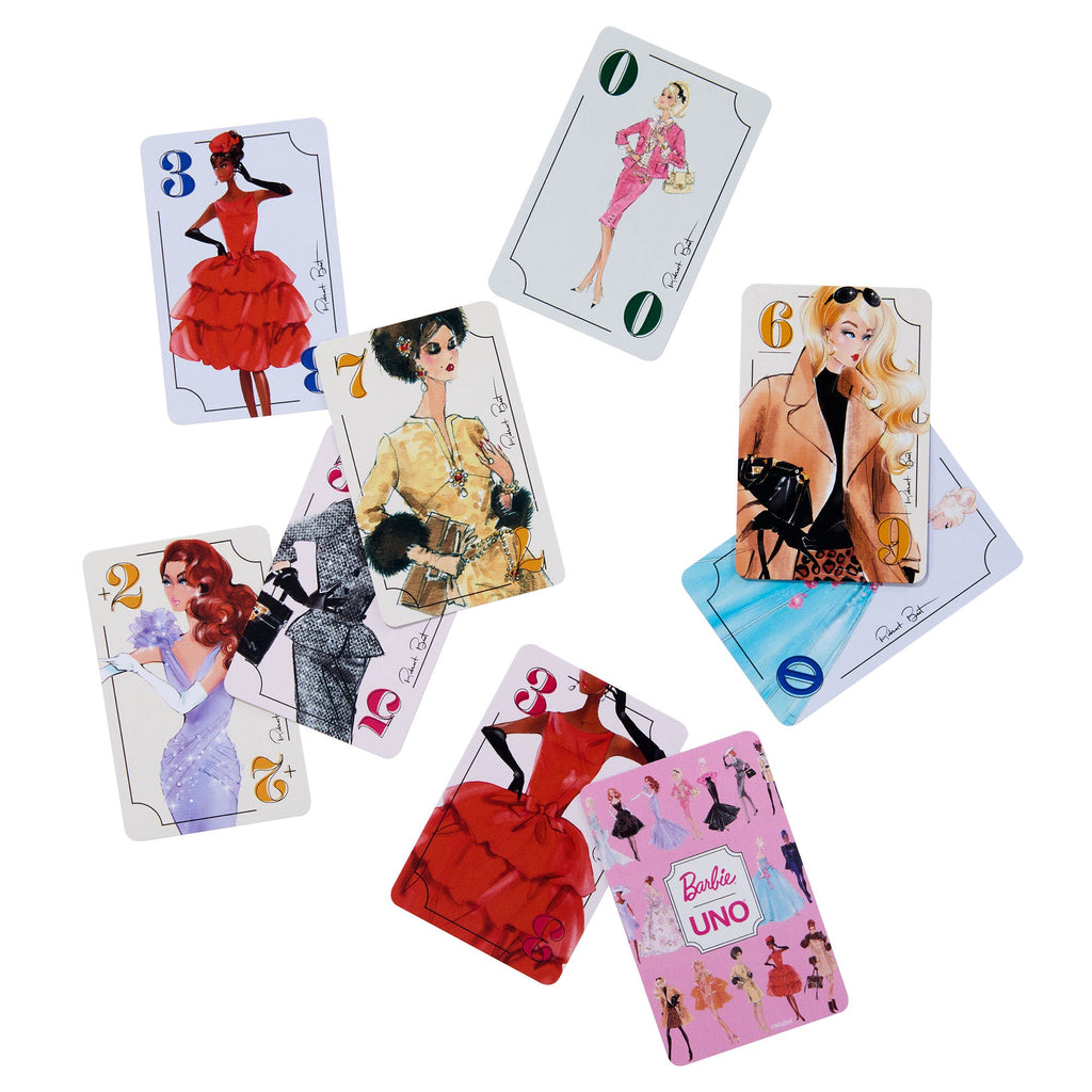 UNO Canvas Barbie Fashion Model Collection Deck