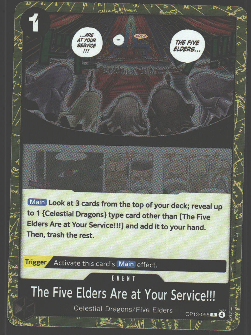 The Five Elders Are at Your Service!!! - OP13-096