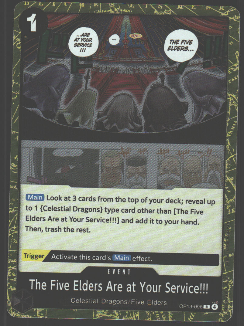 The Five Elders Are at Your Service!!! - OP13-096
