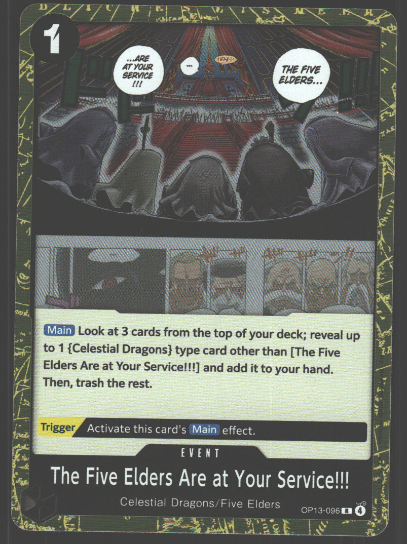 The Five Elders Are at Your Service!!! - OP13-096