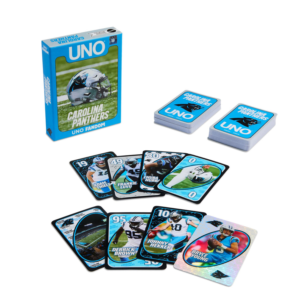 UNO Fandom NFL Carolina Panthers Game Deck