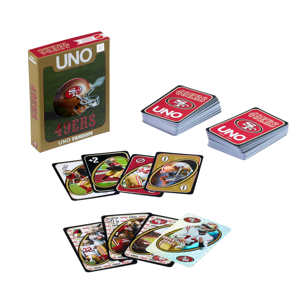 UNO Fandom NFL San Francisco 49ers Game Deck