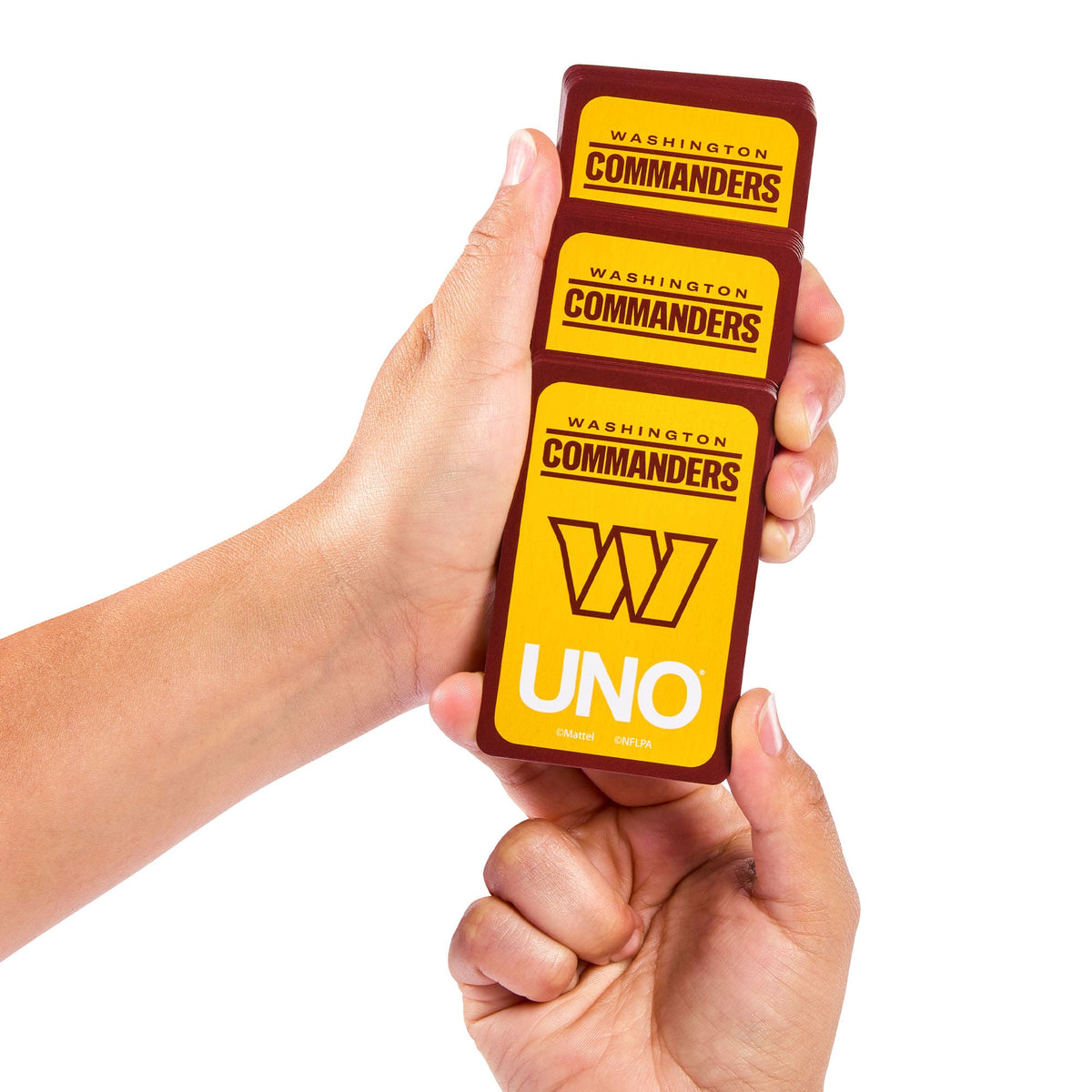 UNO Fandom NFL Washington Commanders Game Deck