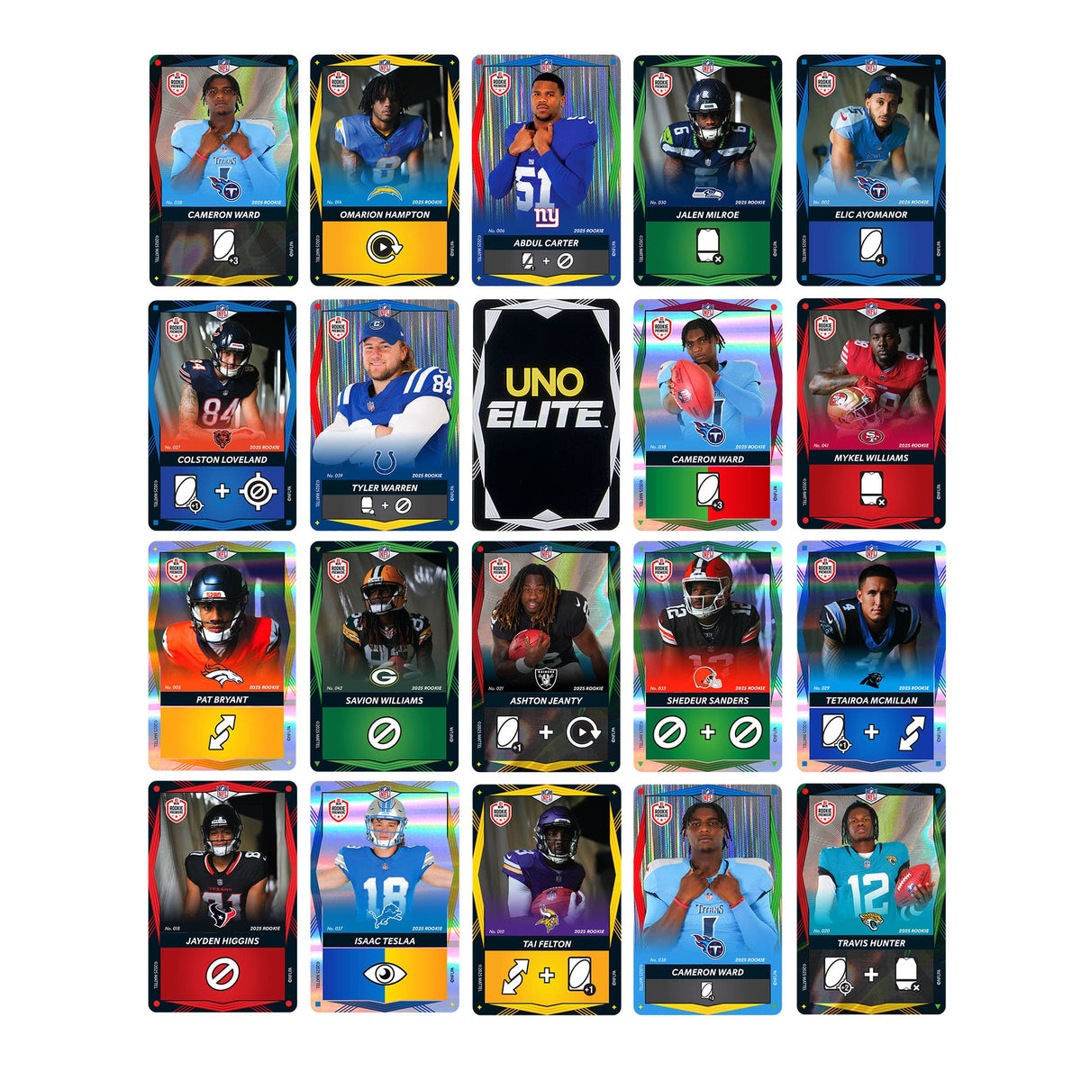 UNO Elite™ NFL 2025 All-Rookie Edition Promo Card