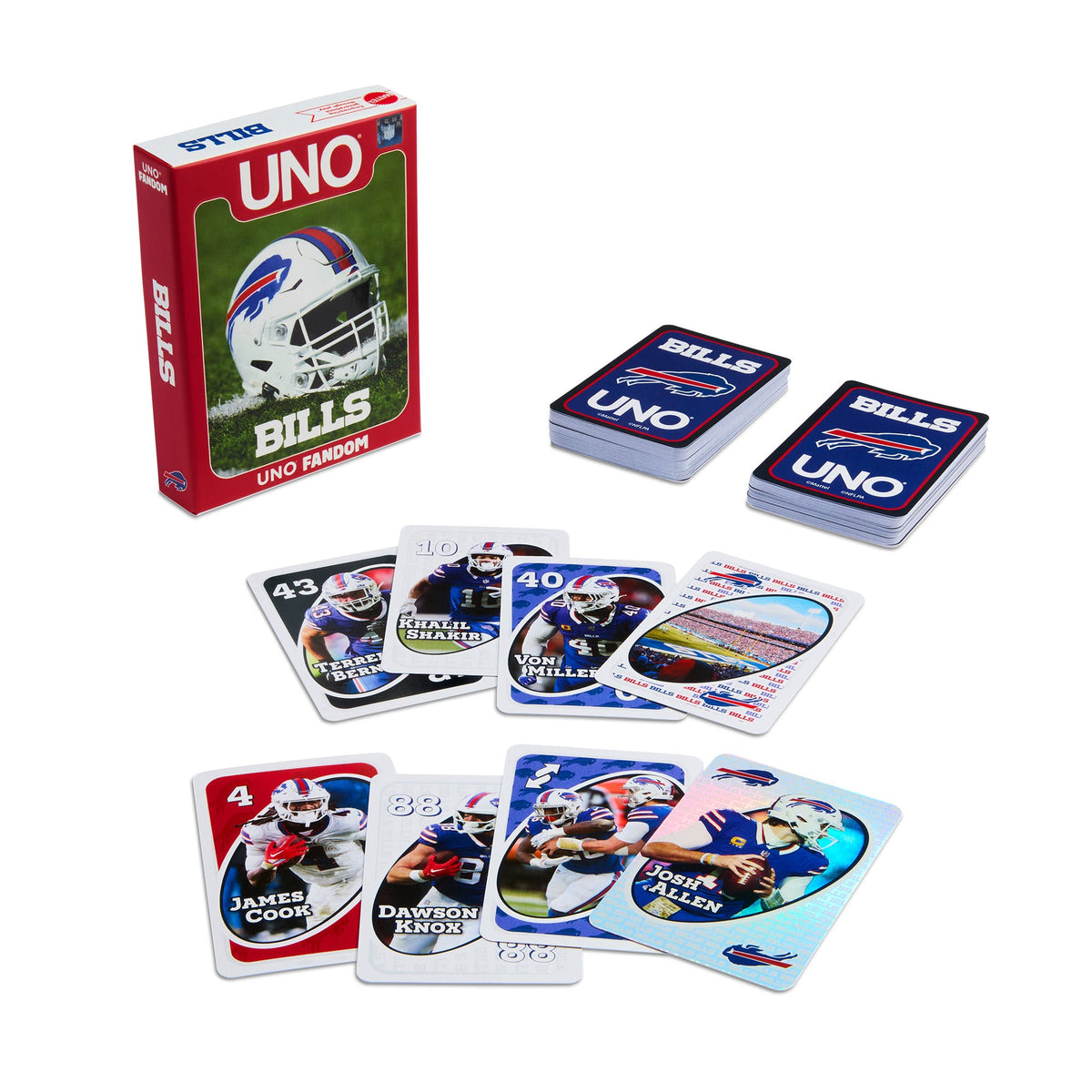 UNO Fandom NFL Buffalo Bills Game Deck