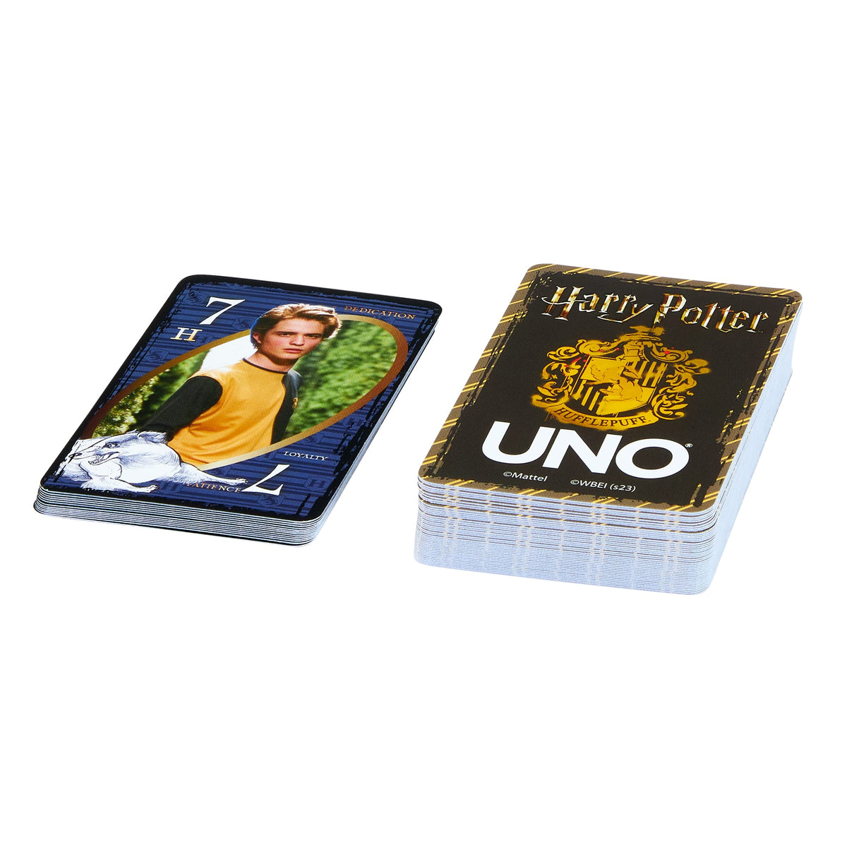 UNO Fandom Harry Potter Hufflepuff Game Deck